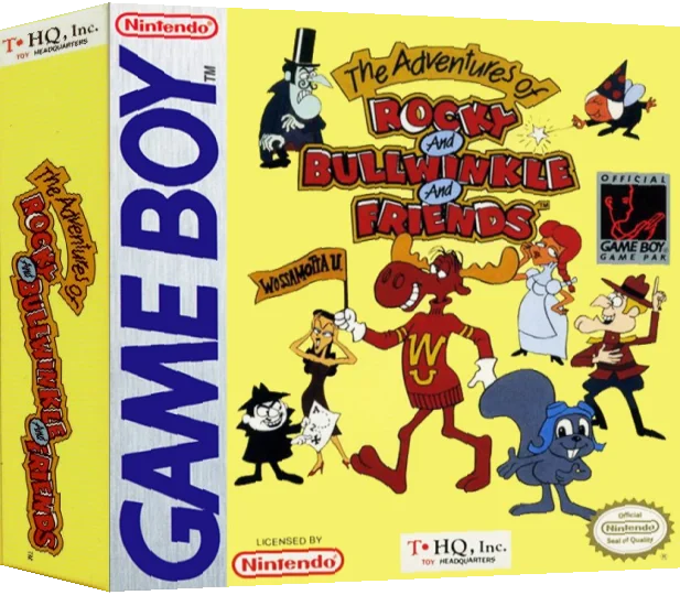 Adventures of Rocky and Bullwinkle and Friends, The — box-3D (US)