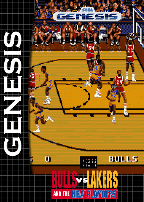 Nba Pro Basketball - Bulls Vs Lakers — box-2D (SS)