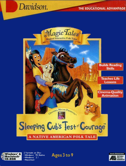 Magic Tales: Sleeping Cub's Test of Courage box art