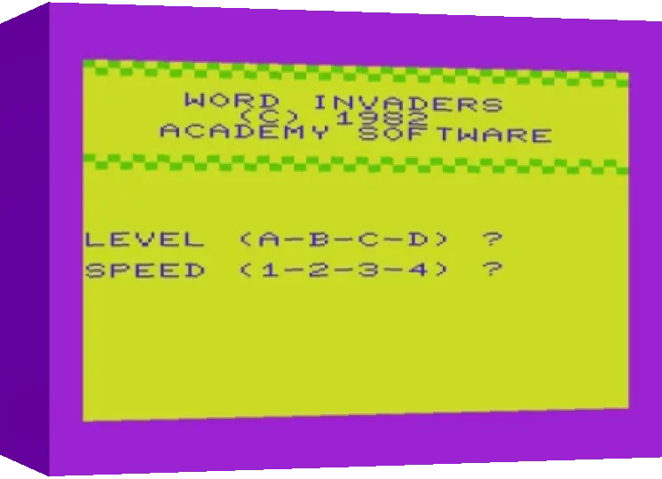 Word Invaders — box-3D (WOR)
