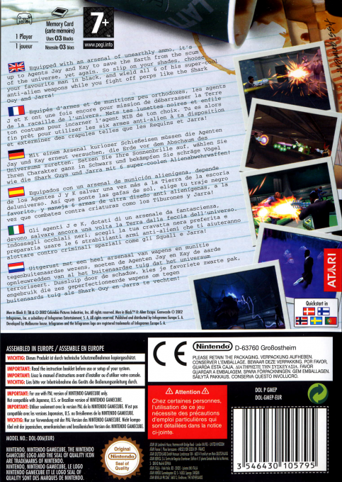 Men in Black II - Alien Escape — box-2D-back (EU)