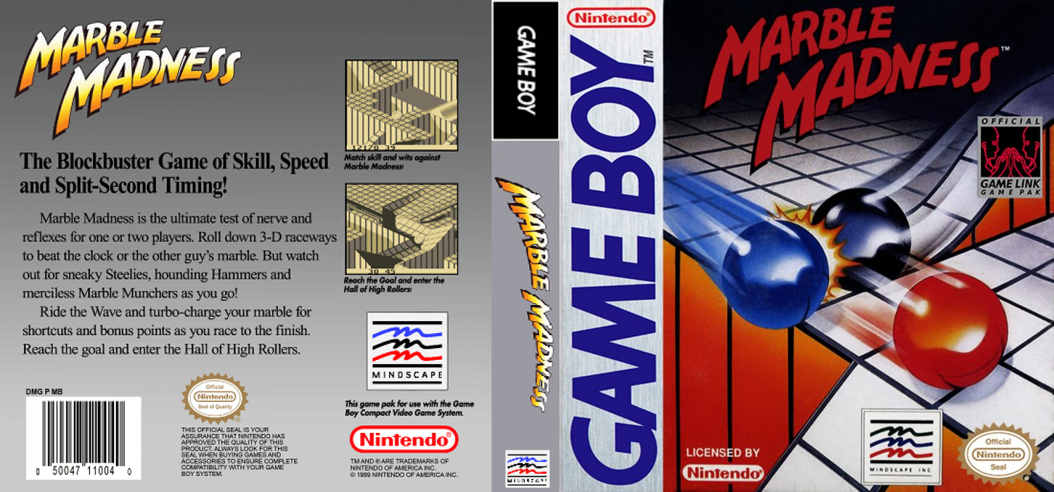 Marble Madness — box-texture (US)