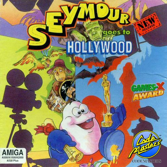 Seymour Goes to Hollywood box art