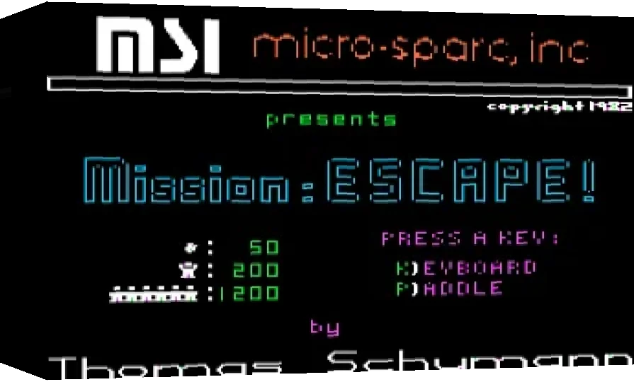 Mission Escape! — box-3D (WOR)