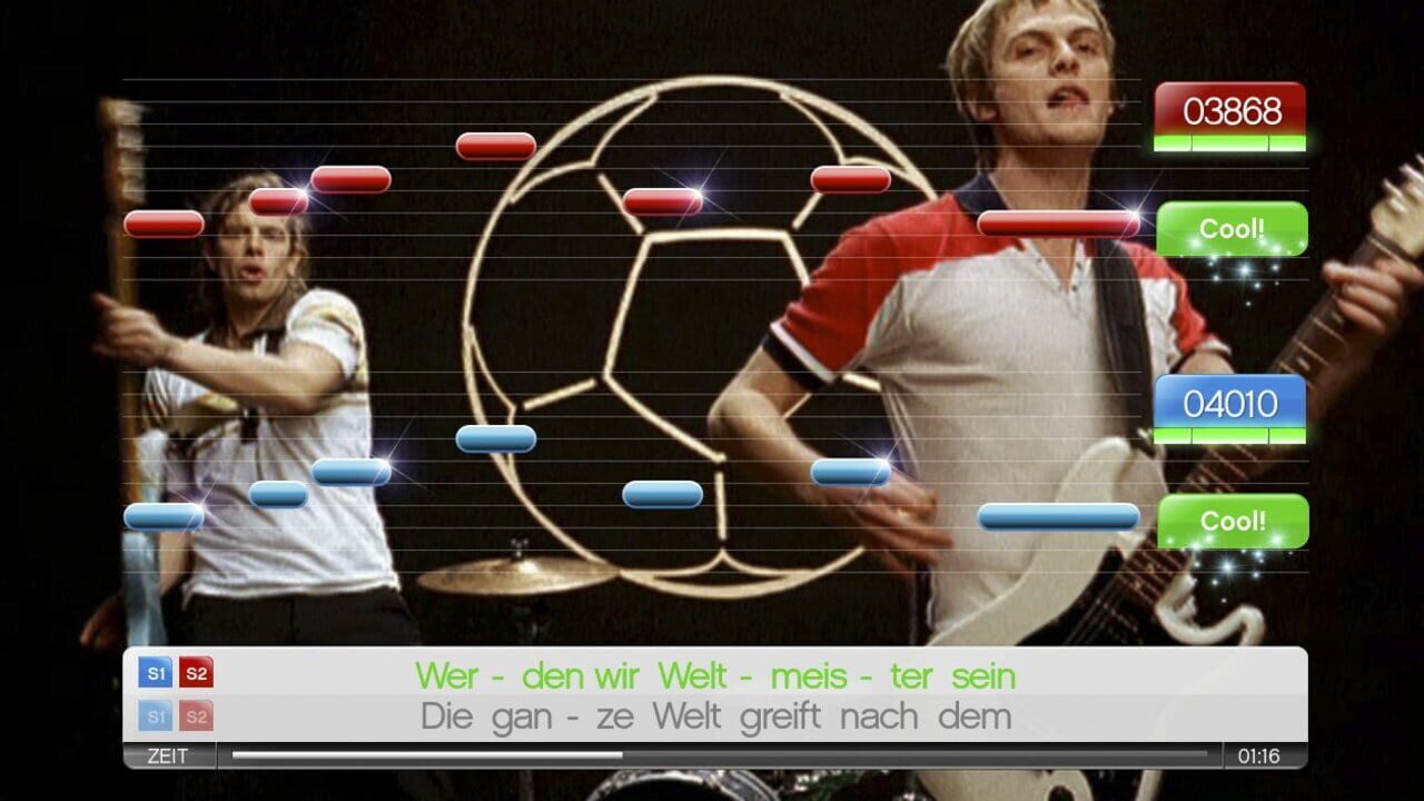 SingStar Fussballhits — screenshot (WOR)