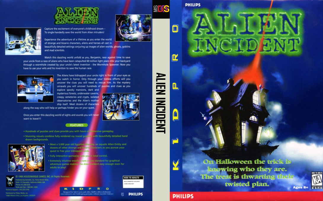 Alien Incident — box-texture (US)