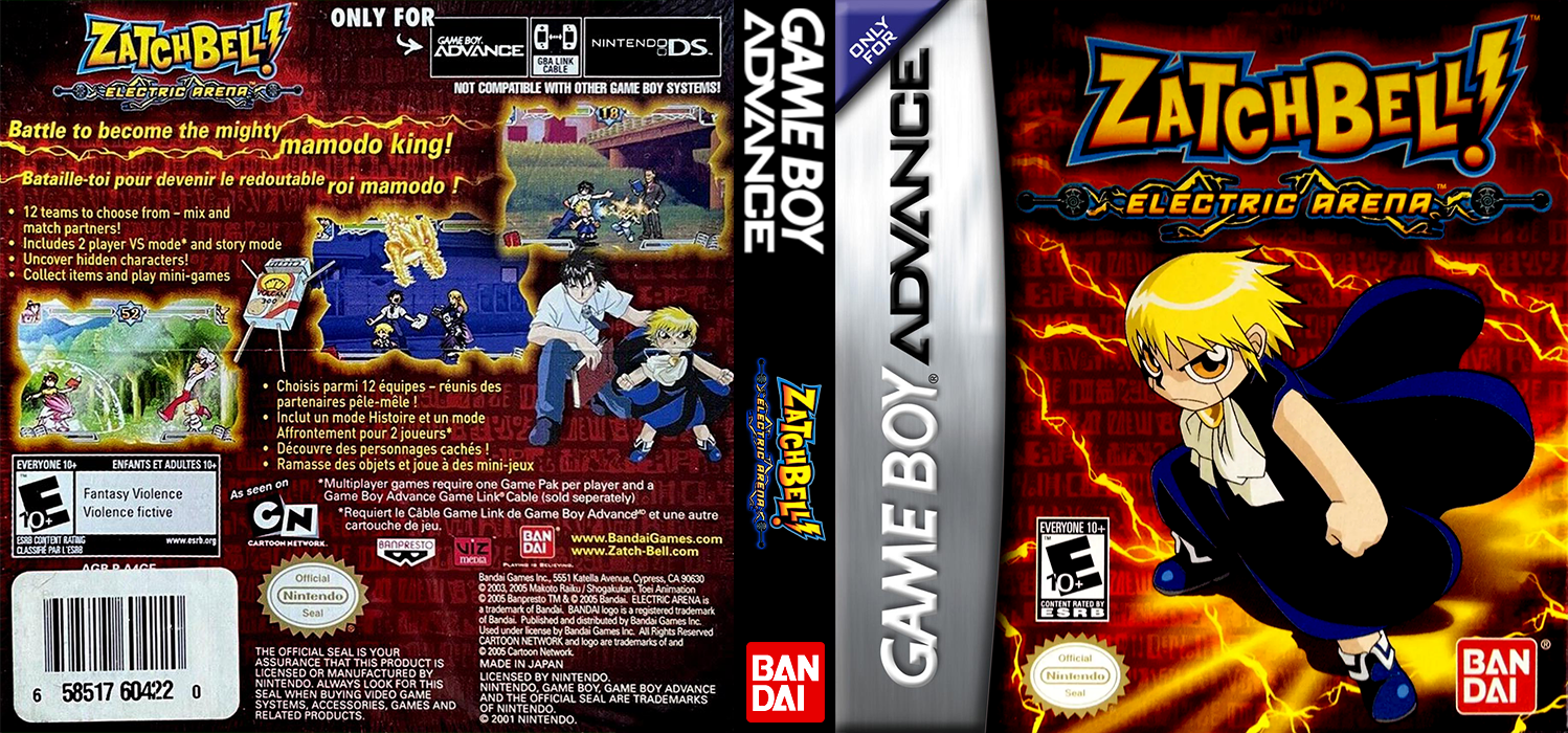 Zatchbell! Electric Arena — box-texture (US)