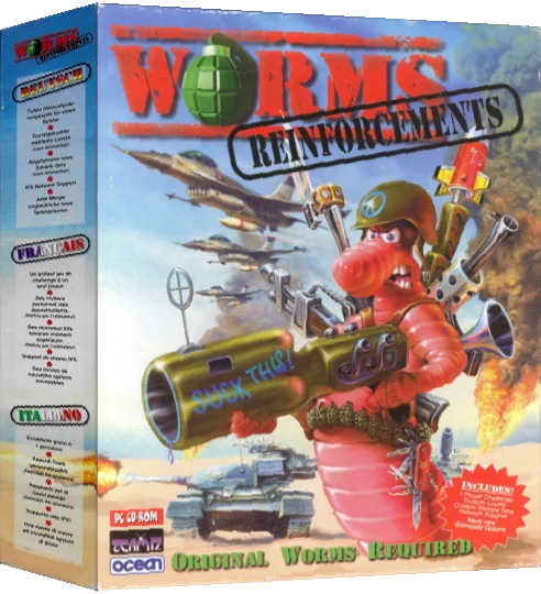 Worms - Reinforcements — box-3D (EU)