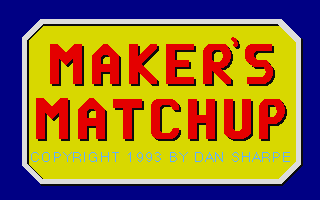 Maker's Matchup box art