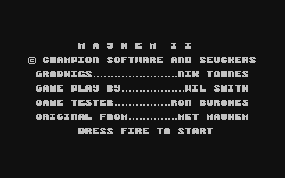 Mayhem II — sstitle (WOR)