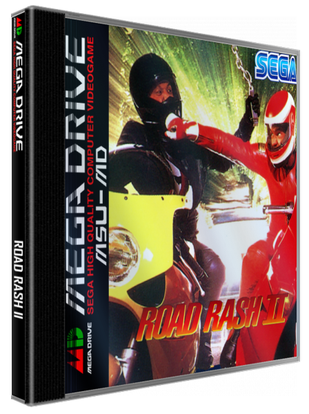 Road Rash II — box-3D (WOR)