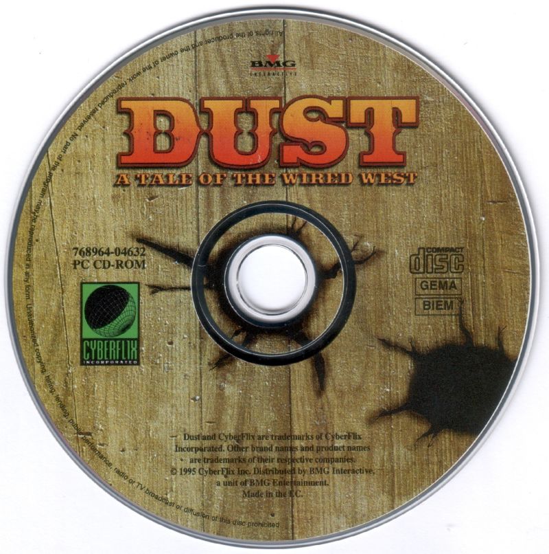 Dust: A Tale of the Wired West — support-2D (UK)