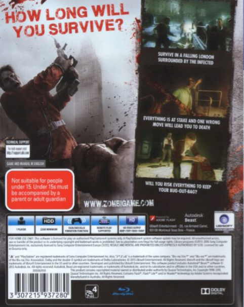 ZombiU — box-2D-back (AU)