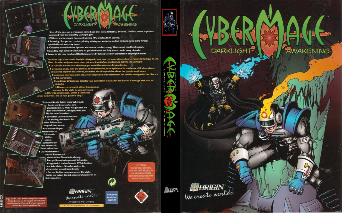 Cybermage - Darklight Awakening — box-texture (EU)