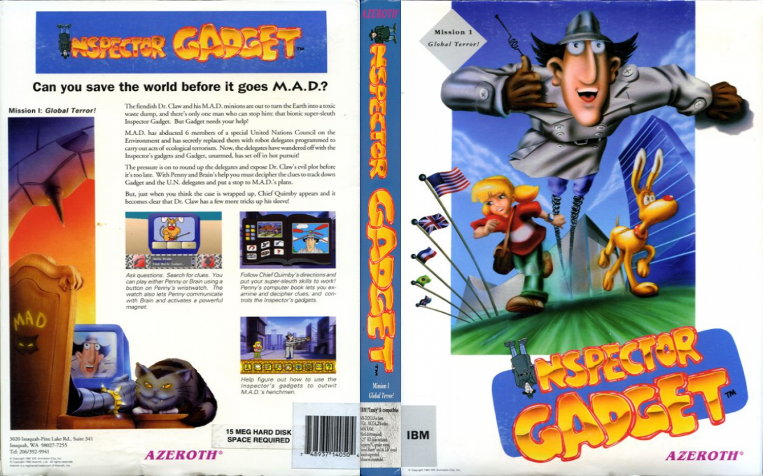 Inspector Gadget — box-texture (US)