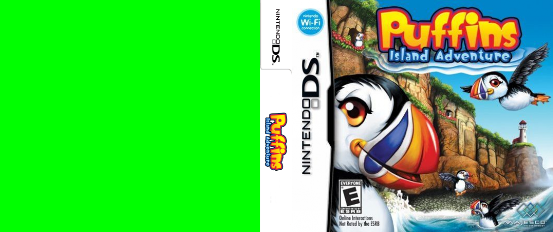Puffins - Island Adventure — box-texture (US)