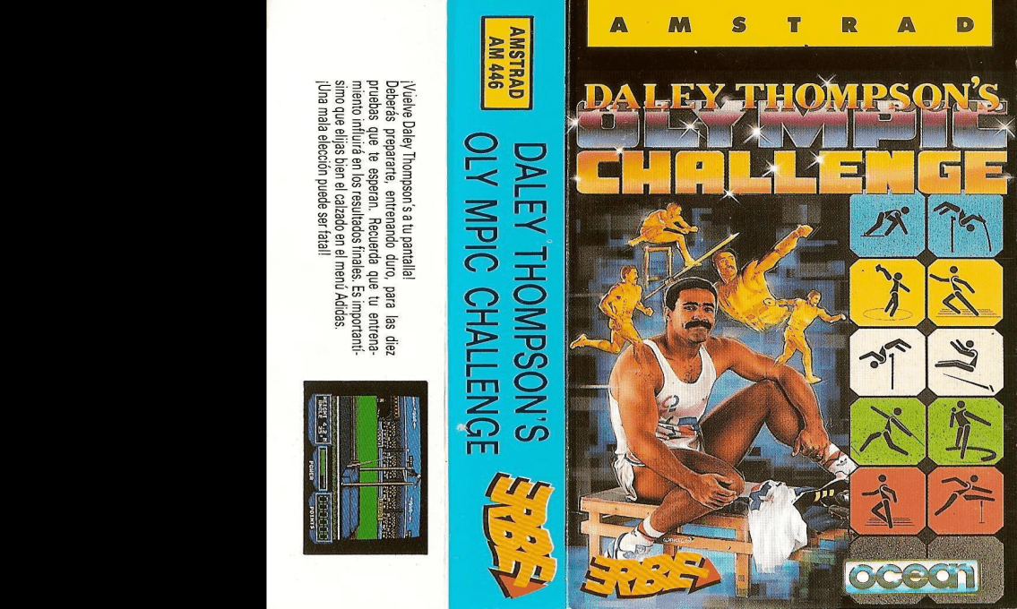 Daley Thompson's Olympic Challenge — box-texture (SP)