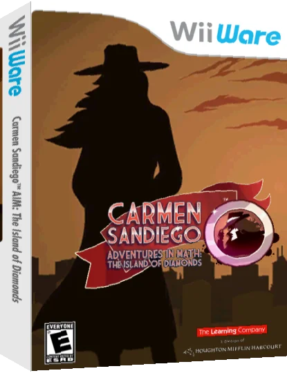 Carmen Sandiego Adventures in Math : The Island of Diamonds — box-3D (US)