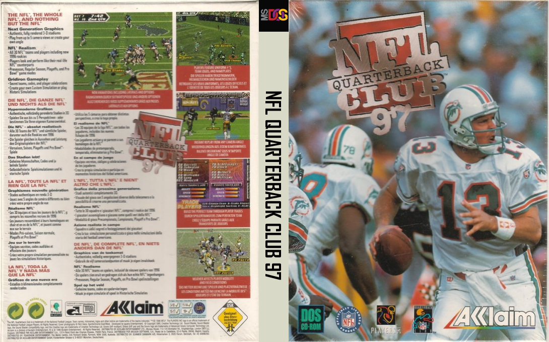 NFL Quarterback Club 97 — box-texture (EU)