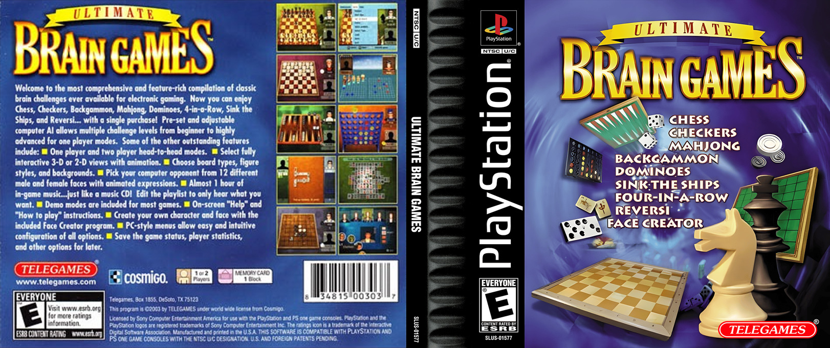 Ultimate Brain Games — box-texture (US)