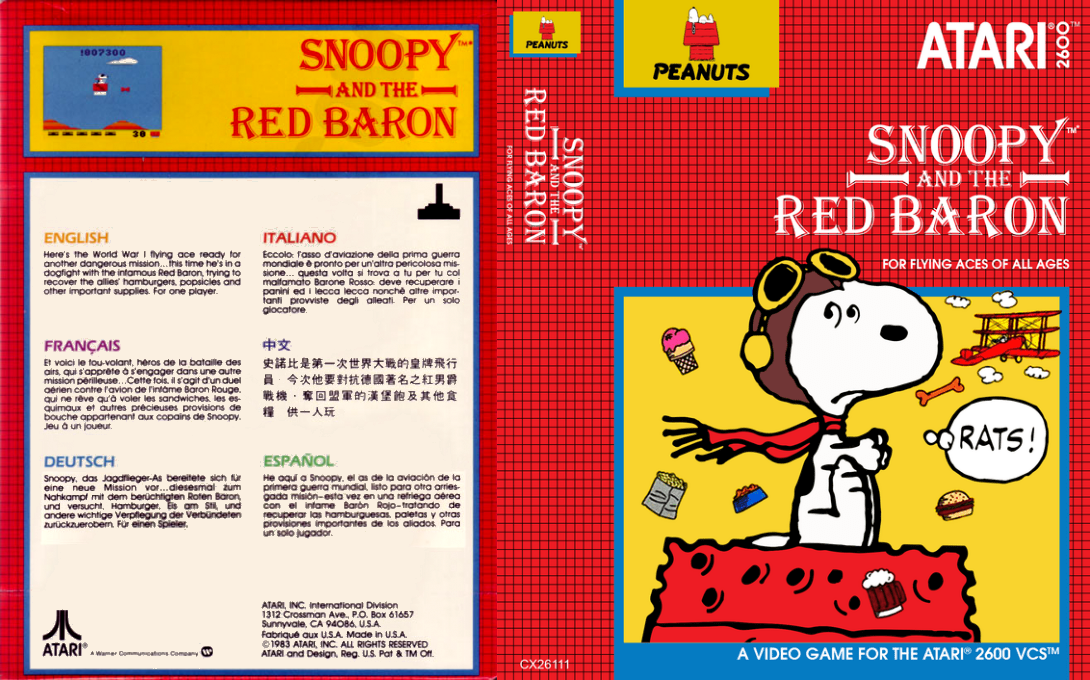 Snoopy And The Red Baron — box-texture (EU)