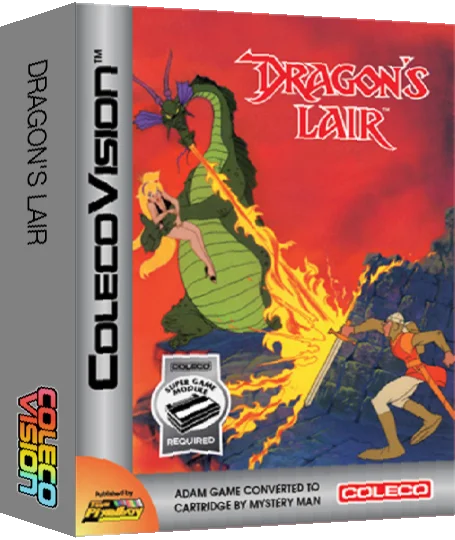 Dragon's Lair — box-3D (WOR)