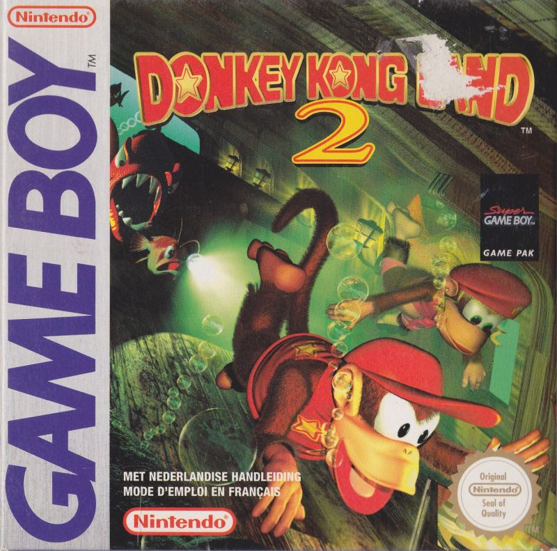 Donkey Kong Land 2 — box-2D (EU)