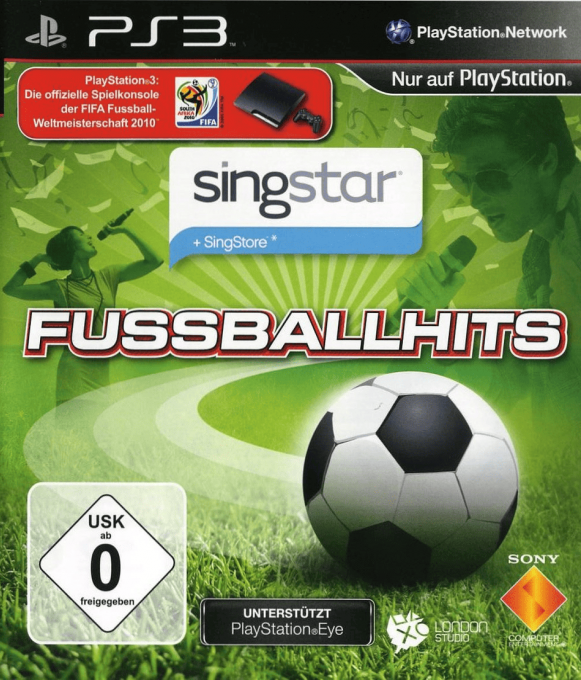 SingStar Fussballhits box art
