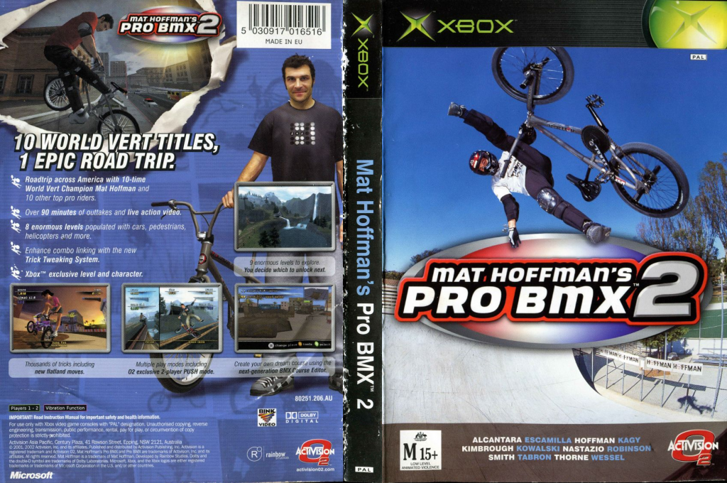 Mat Hoffman's Pro BMX 2 — box-texture (AU)