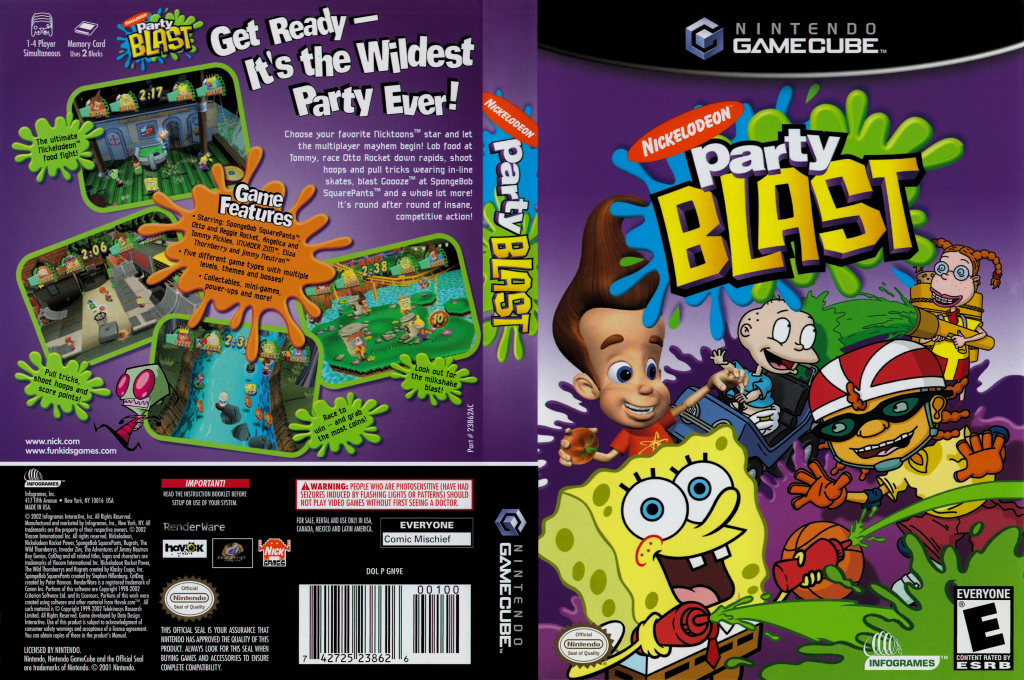 Nickelodeon Party Blast — box-texture (US)
