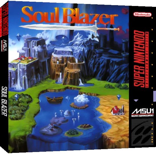 Soul Blazer — box-3D (US)