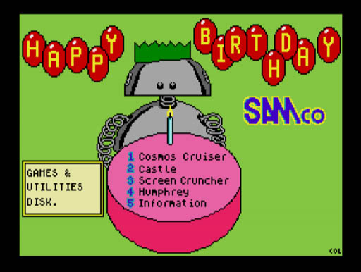 Happy Birthday - Games And Utilities Disk — sstitle (WOR)
