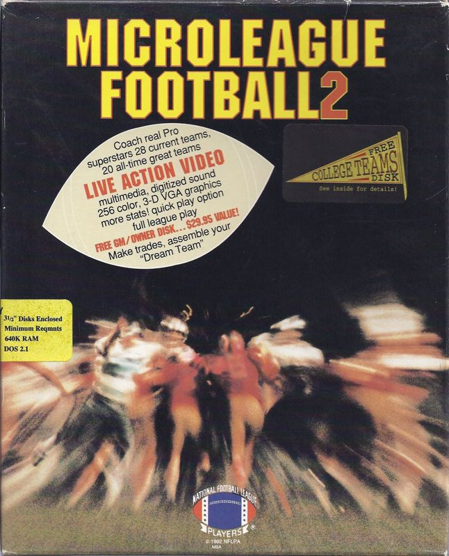 Microleague Football 2 box art