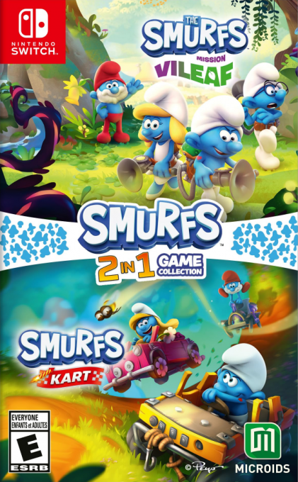 Smurfs 2 in 1 Game Collection box art
