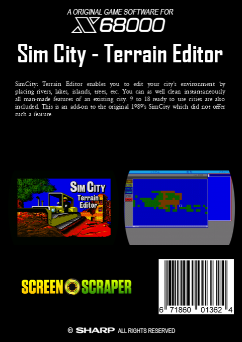 Sim City - Terrain Editor — box-2D-back (SS)
