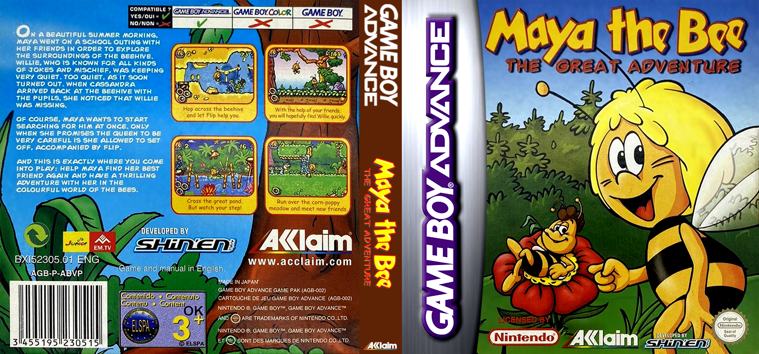 Maya The Bee - The Great Adventure — box-texture (EU)