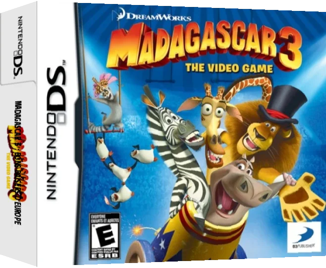 Madagascar 3 - Europe's Most Wanted — box-3D (US)