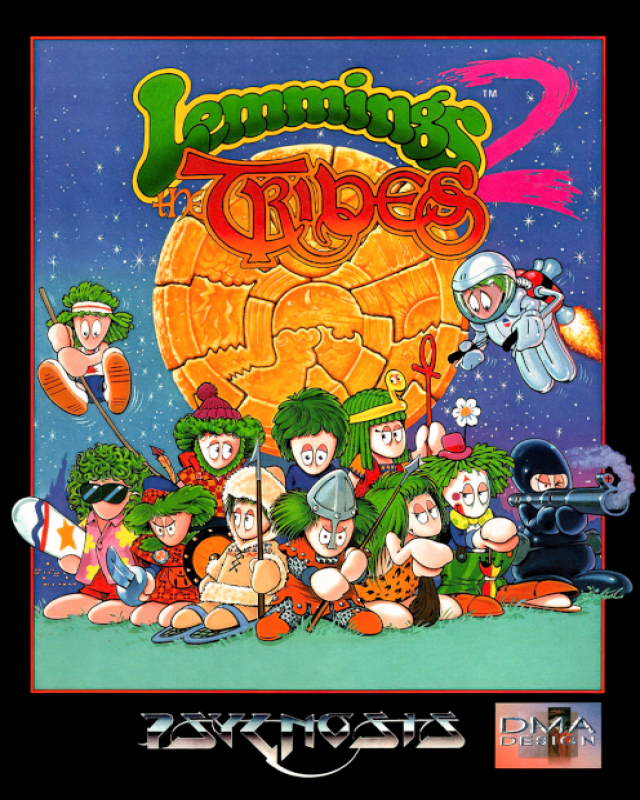 Lemmings 2 - The Tribes box art