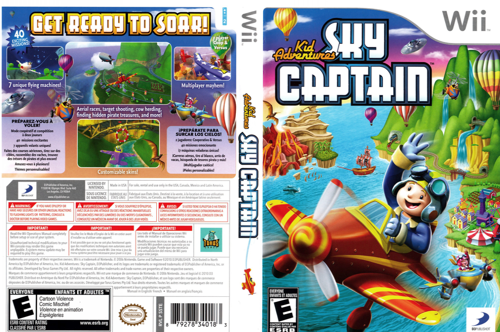 Kid Adventures - Sky Captain — box-texture (US)