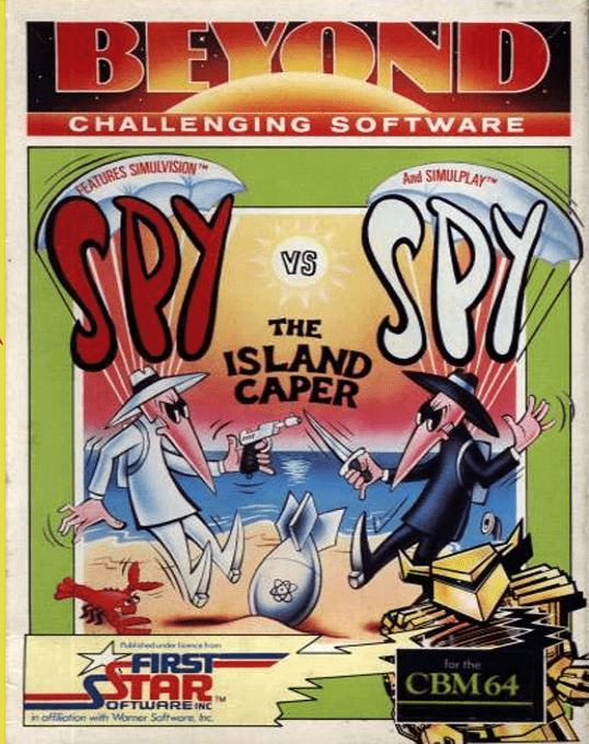 Spy vs Spy - The Island Caper — box-2D (EU)
