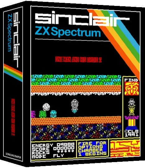 One Man and his Droid II — box-3D (SS)