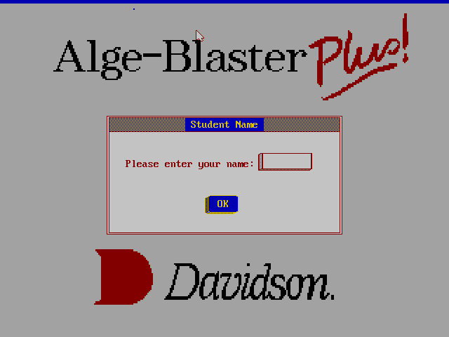 Alge-Blaster Plus! — sstitle (WOR)