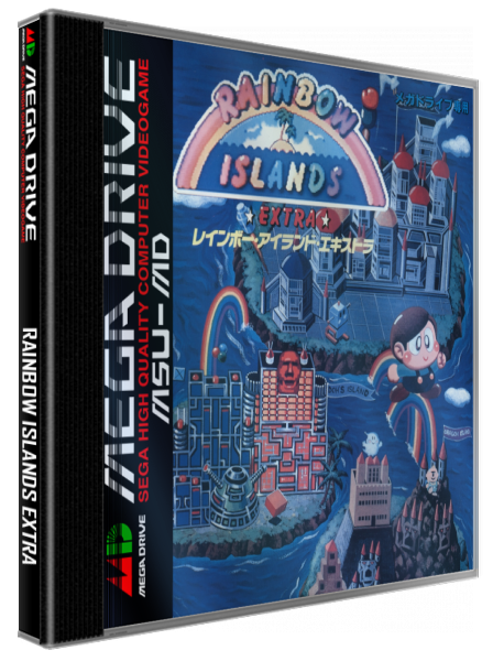 Rainbow Islands Extra — box-3D (WOR)