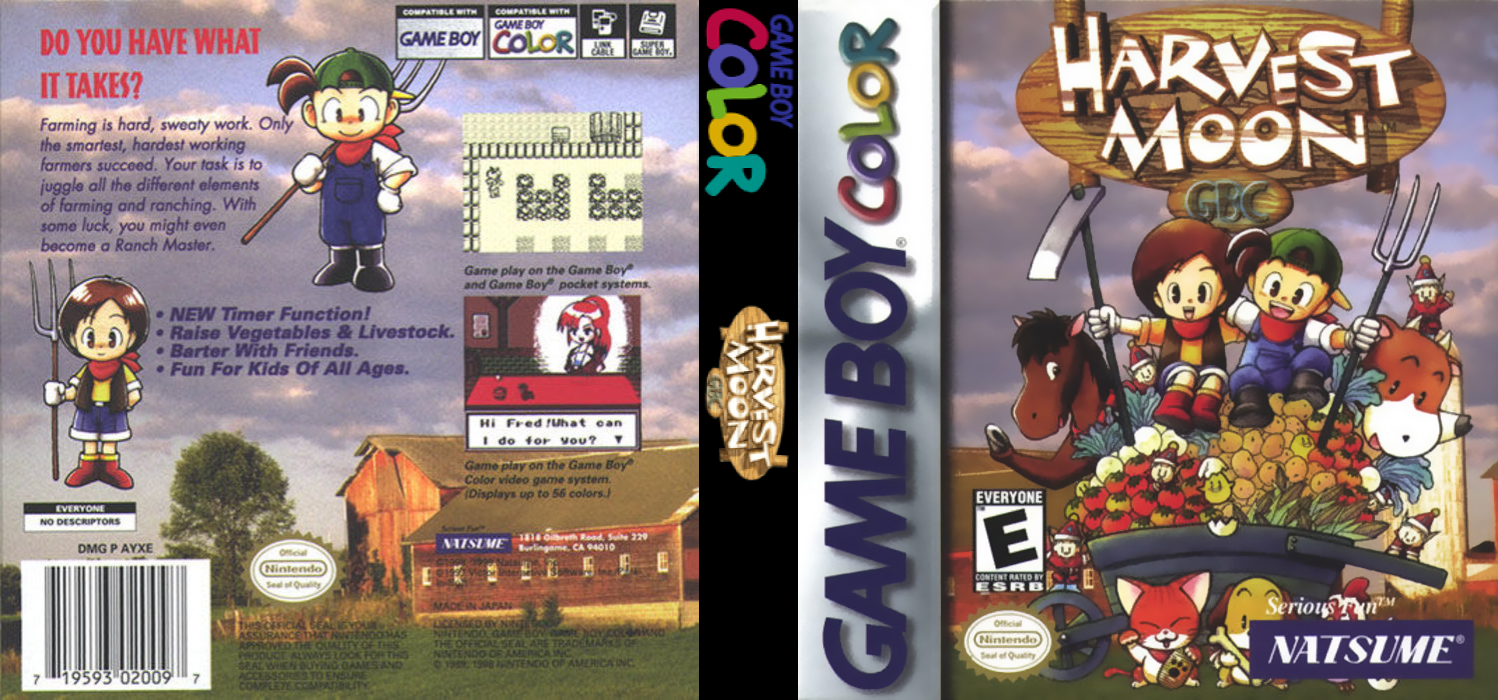Harvest Moon GBC — box-texture (US)