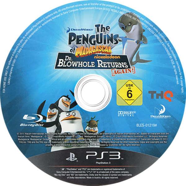 DreamWorks The Penguins of Madagascar - Dr. Blowhole Returns - Again! — support-texture (EU)