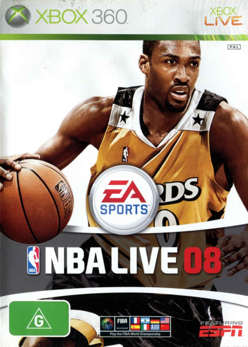 NBA Live 08 — box-2D (AU)