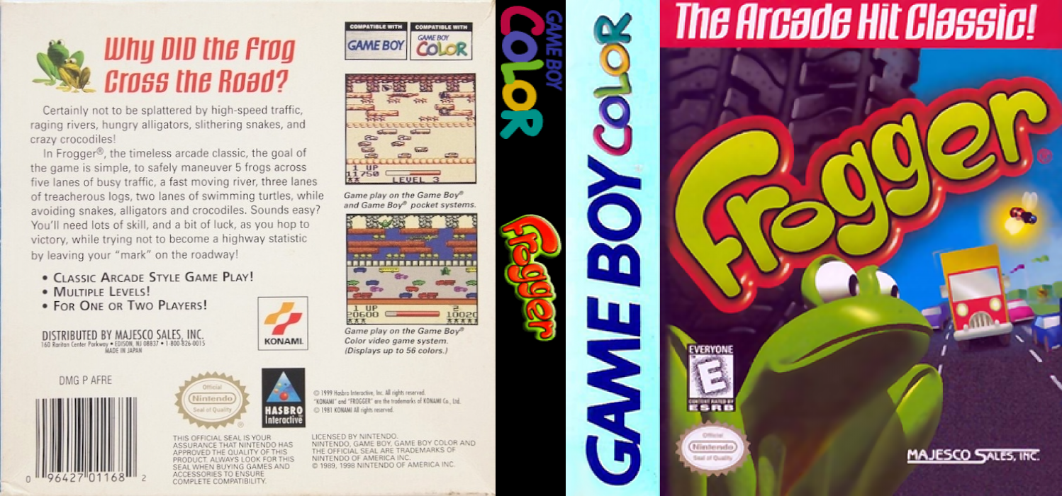 Frogger — box-texture (US)