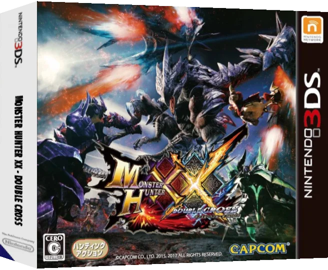 Monster Hunter XX - Double Cross — box-3D (JP)