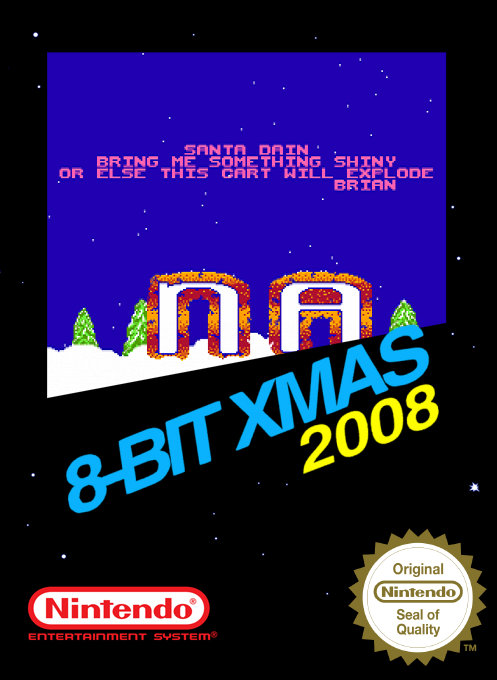 8-BIT XMAS 2008 — box-2D (SS)