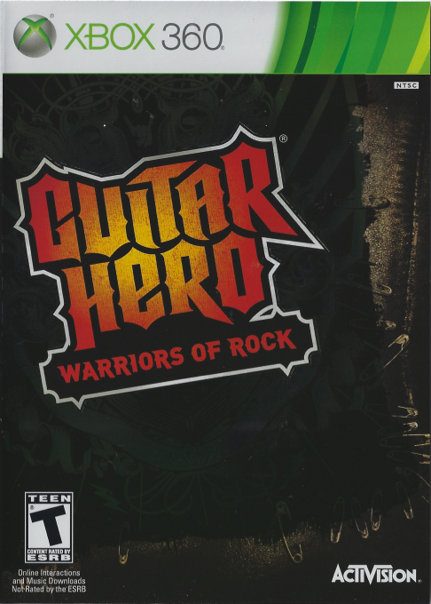 Guitar Hero - Warriors of Rock box art